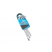 Juego de 9 llaves Allen acodadas largas con...